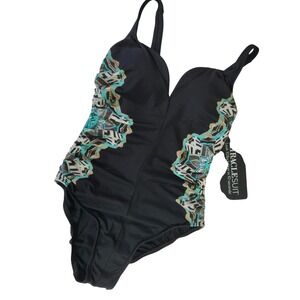 Miraclesuit Samsara Temptress Swimsuit One Piece Size 8 Resort Summer Beach Nwt